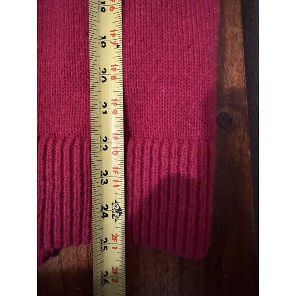 Susan Graver Weekend Ombre Cozycore Barbiecore Knit Pink Red Sweater Top Size S - Picture 4 of 10